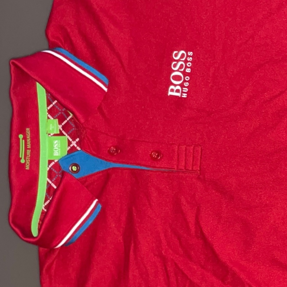 Hugo Boss Polo Red - Size XL